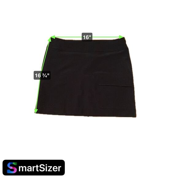 WOMENS SIZE 6 TITLE NINE ACTIVE HIKING SKIRT BLACK - Picture 6 of 6